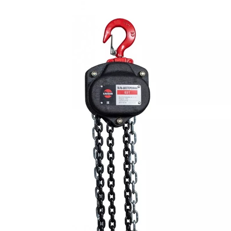 Таль ручная цепная 3 т - 6 м HSZ SAIZENФото 10081-02.jpg