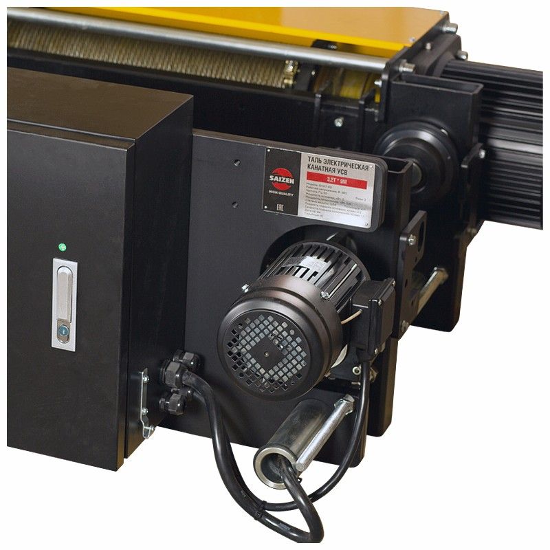 Таль электрическая канатная SHA7-6D, 10 т х 12 м LS2.RR 4/1, УСВ SAIZENФото 10152-03.jpg