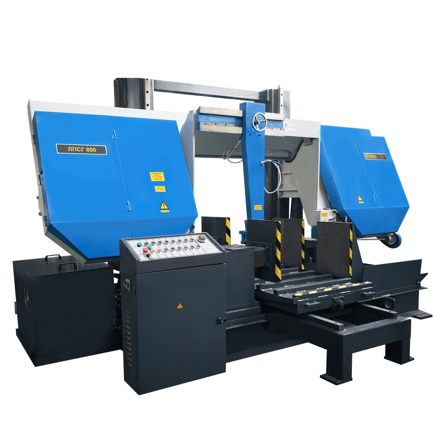 Полуавтоматический ленточнопильный станок ЮМЗ ЛПСГ-800