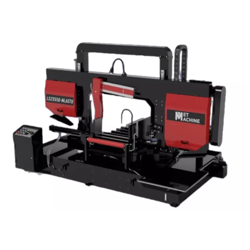 Полуавтоматический ленточнопильный станок с поворотной рамой MetMachine LSZ5550-NLAST0