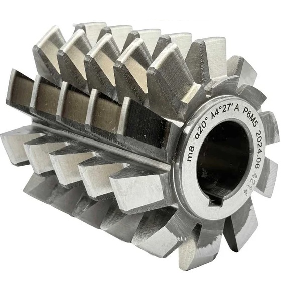 Фреза червячная цельная TORNERI M 8.0 125х132х40 мм (2510-4214) Р6М5Фото 10306-04.jpg