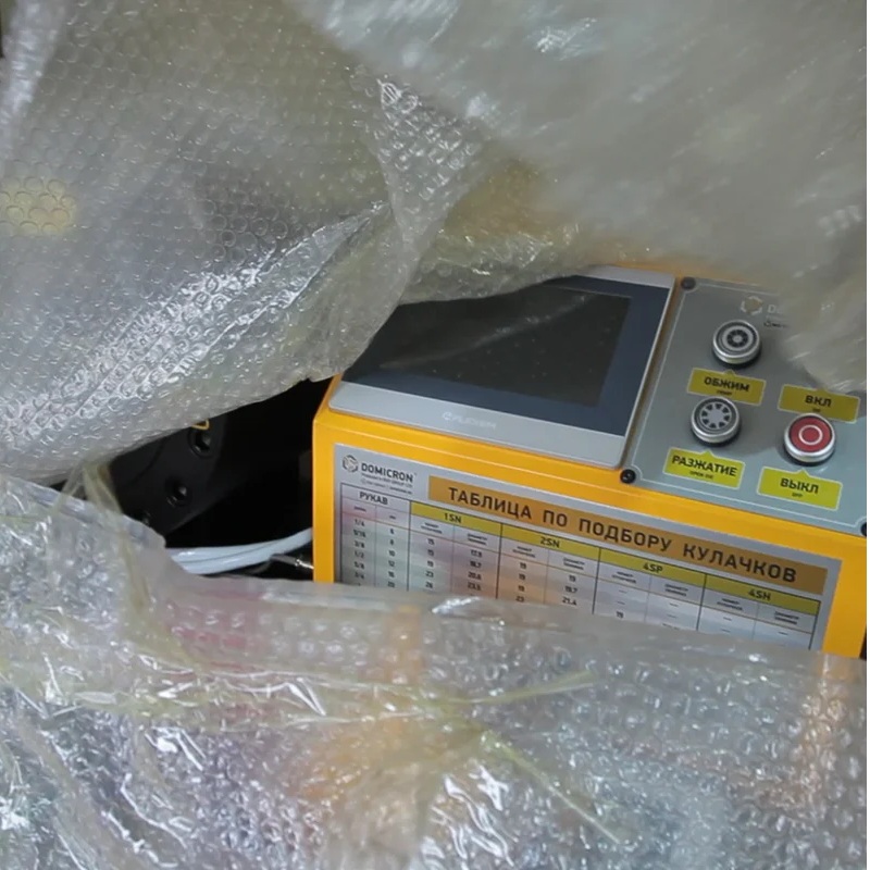 Станок обжимной для РВД DOMICRON Smart Panel DM-90BF (S) (380V) мотор SiemensФото 10393-06.jpg