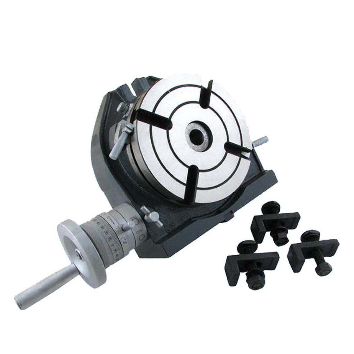 Стол поворотный горизонтально-вертикальный круглый d 110 мм с крепежным комплектом CNIC (HV-4)