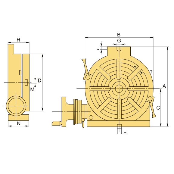 Стол поворотный горизонтально-вертикальный TSL250-6 HV-10Фото 10486-04.jpg