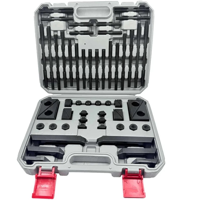 Набор станочного крепежа и прижимов из 58 предметов, Т-образный паз 11.7 мм, М10 TORNERI