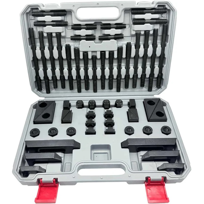 Набор станочного крепежа и прижимов из 58 предметов, Т-образный паз 15.7 мм, М14 TORNERI