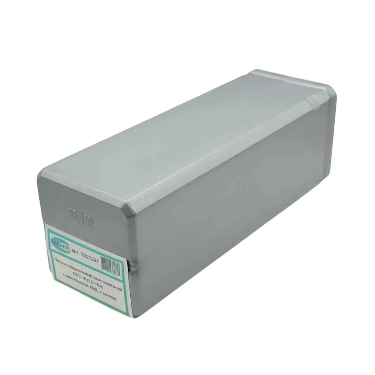 Патрон сверлильный самозажимной ПСС 16 (1.0-16.0), с хвостовиком КМ2, с лапкой TORNERIФото 10522-05.jpg