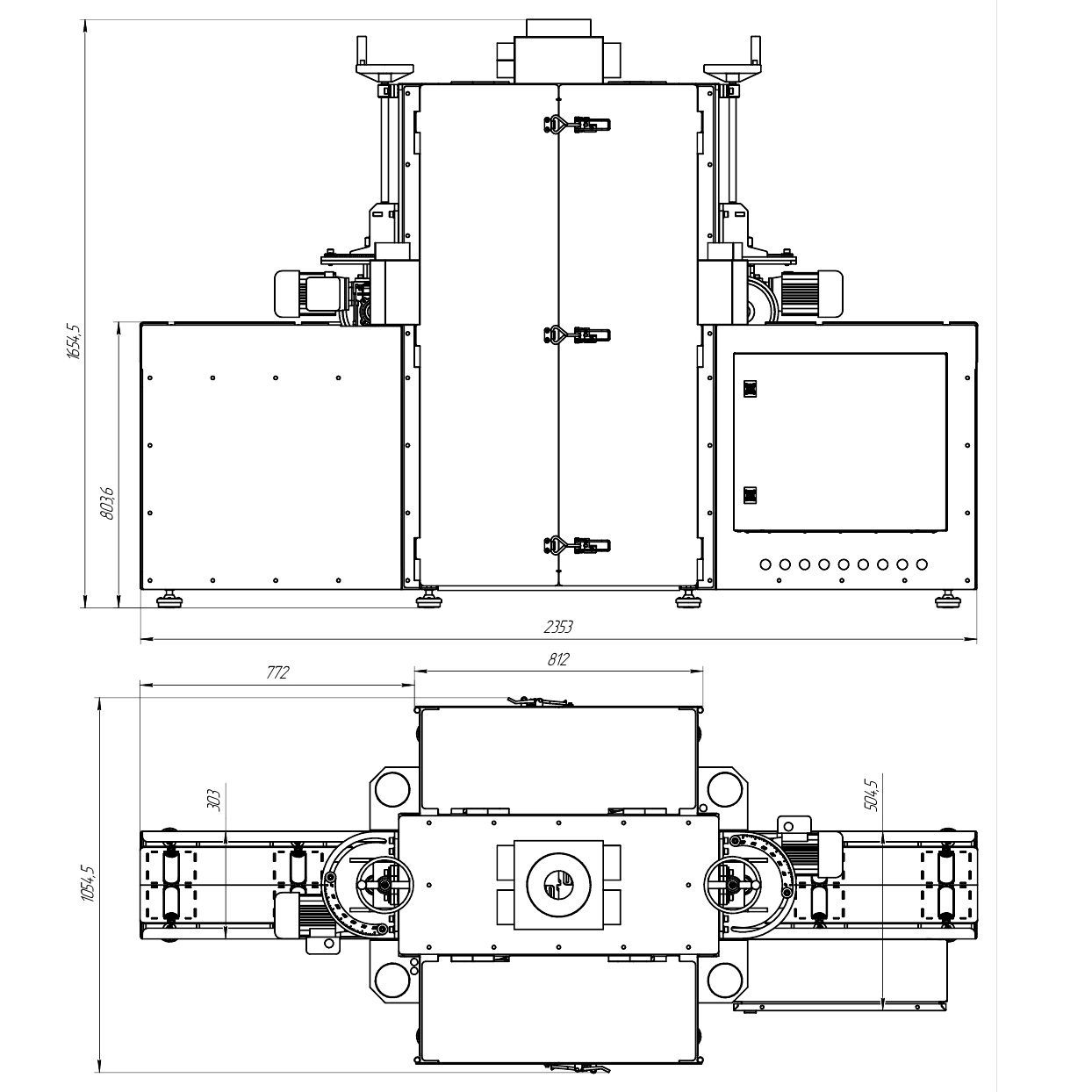Станок для очистки труб от ржавчины HOHMAN SGPS-B-200Фото 10592-04.jpg