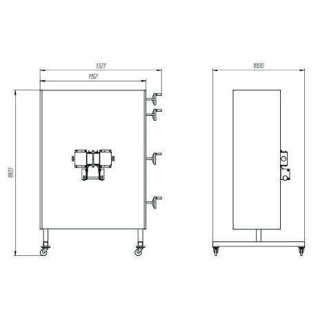 Станок для очистки профильных труб от ржавчины HOHMAN SGR-100-AФото 10594-04.jpg