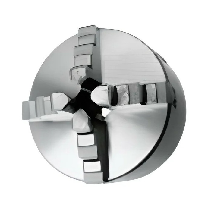 Патрон токарный 400 мм, 4-х кулачковый, К12, конус 11 с креплением, аналог Гродно 7100-0045 CNIC