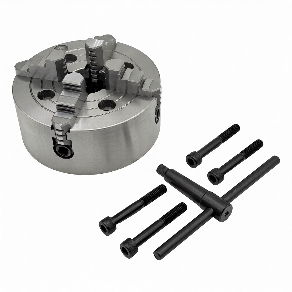 Патрон токарный Ø250 мм 4-х кул. (К72-250/С6) с независимым перемещением кулачков TORNERIФото 10886-03.jpg