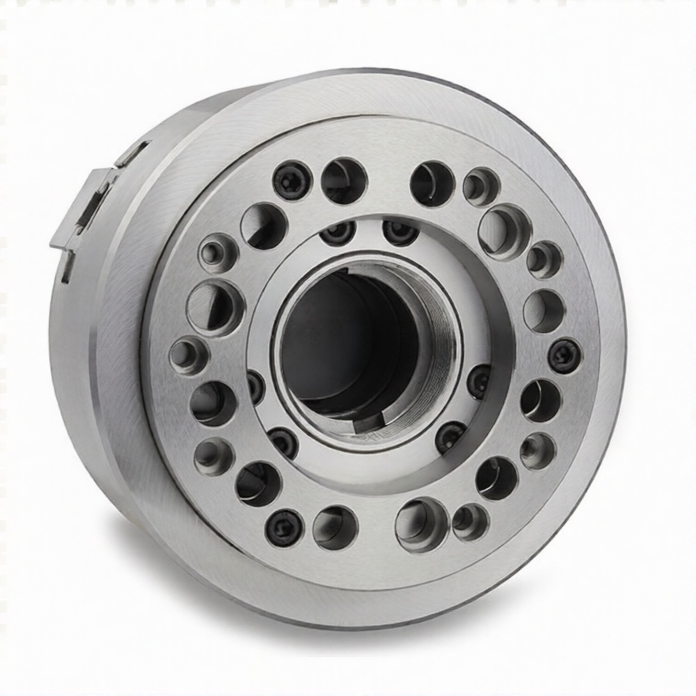 Патрон токарный гидравлический 3-х кулачковый 169 мм (6") B-206A5Фото 10892-02.jpg