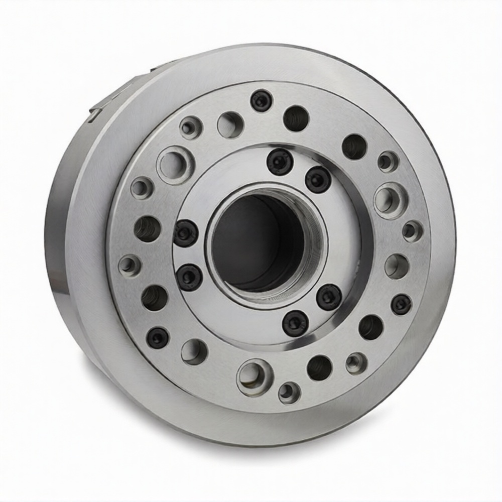 Патрон токарный гидравлический 3-х кулачковый 210 мм (8") B-208A6Фото 10894-02.jpg