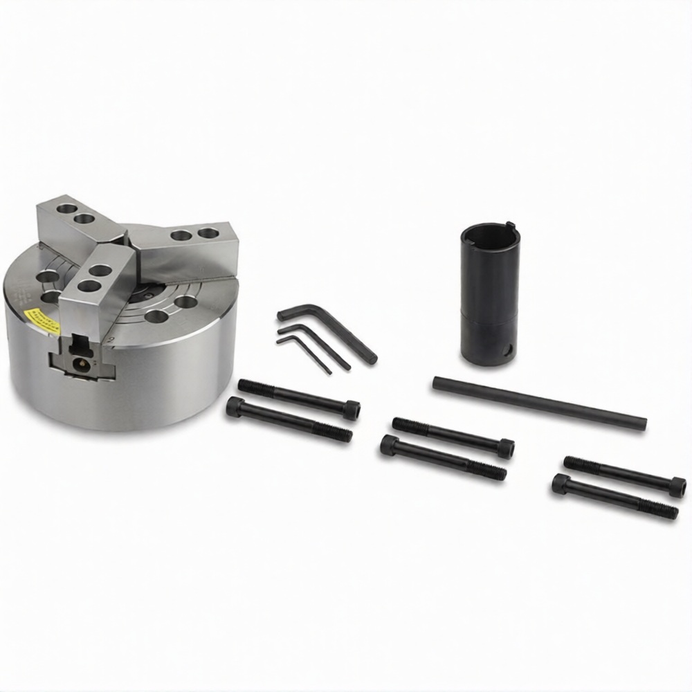 Патрон токарный гидравлический 3-х кулачковый 210 мм (8") B-208A6Фото 10894-03.jpg