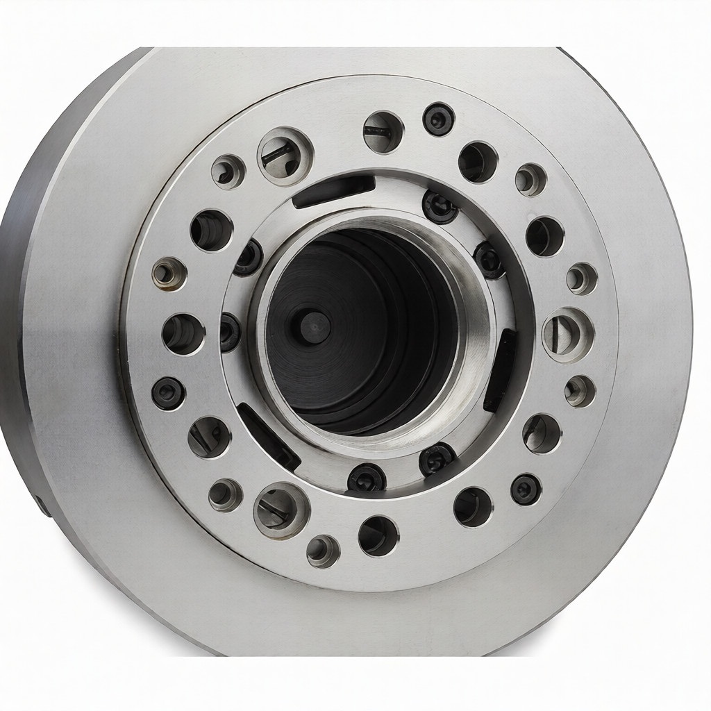 Патрон токарный гидравлический 3-х кулачковый 304 мм (12") B-212A8Фото 10899-02.jpg