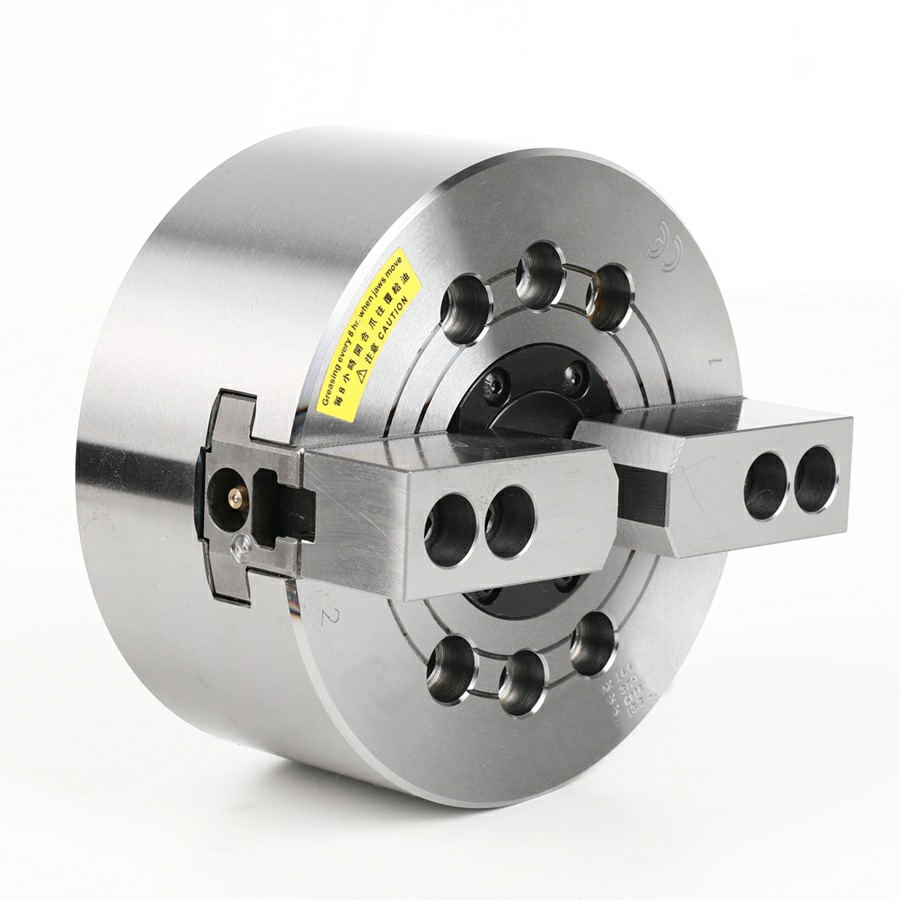 Патрон токарный гидравлический 2-х кулачковый 169 мм (6") BT-206A5  со сквозными отверстиями