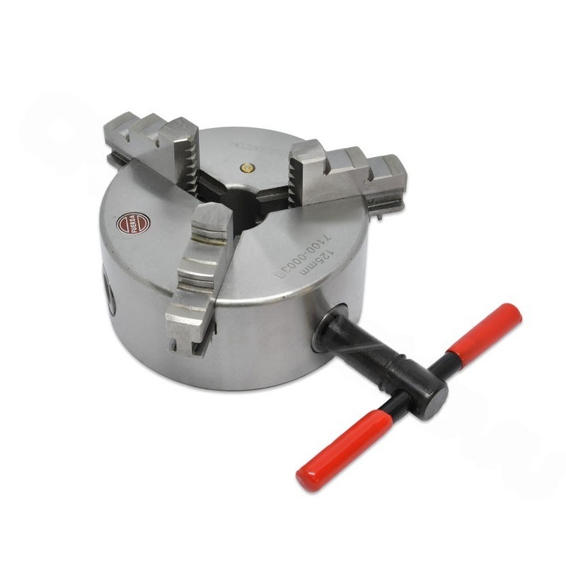 Патрон токарный 3-х кулачковый FUERDA 125 мм 7100-0003ПФото 10913-02.jpg