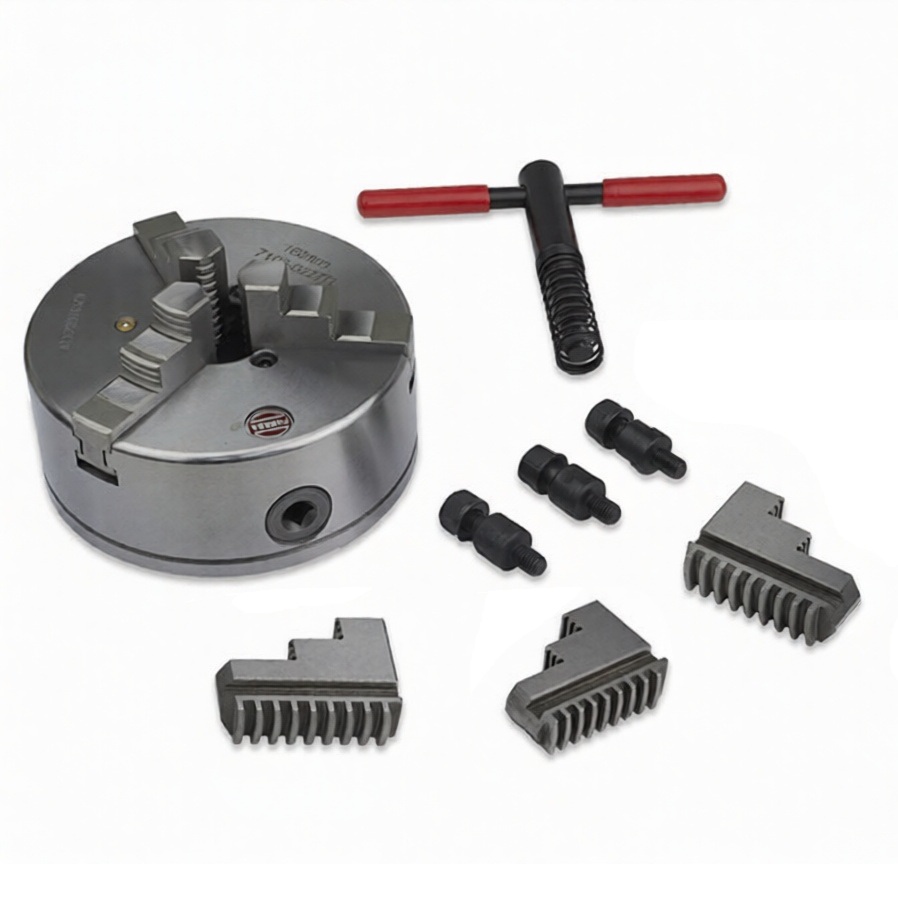 Патрон токарный 3-х кулачковый FUERDA 160 мм конус 4 7100-0027ПФото 10920-04.jpg