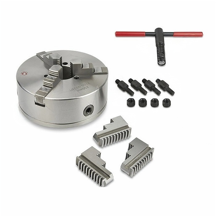 Патрон токарный 3-х кулачковый FUERDA 250 мм конус 6 7100-0035ПФото 10925-04.jpg