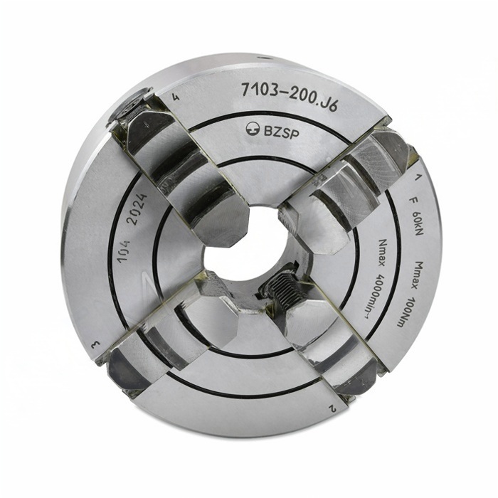 Патрон токарный 4-х кулачковый  с независимым перемещением кулачков 200 мм 7103-200.J6