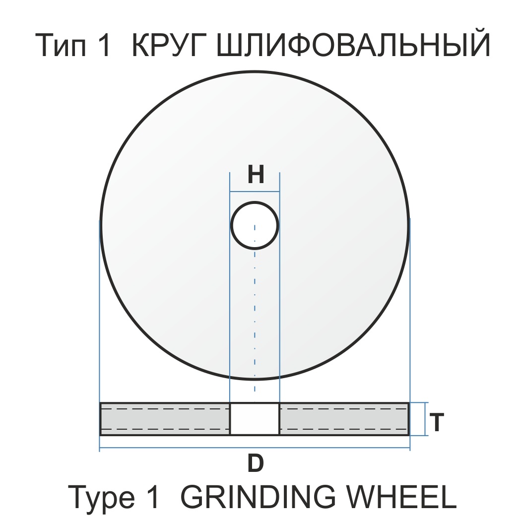 Шлифовальный круг 1 600 50 203 25А 46 K 6 V 50