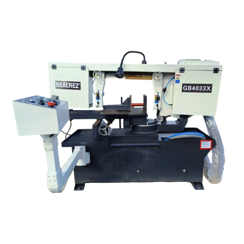 Полуавтоматический ленточнопильный станок REALREZ GB4033X