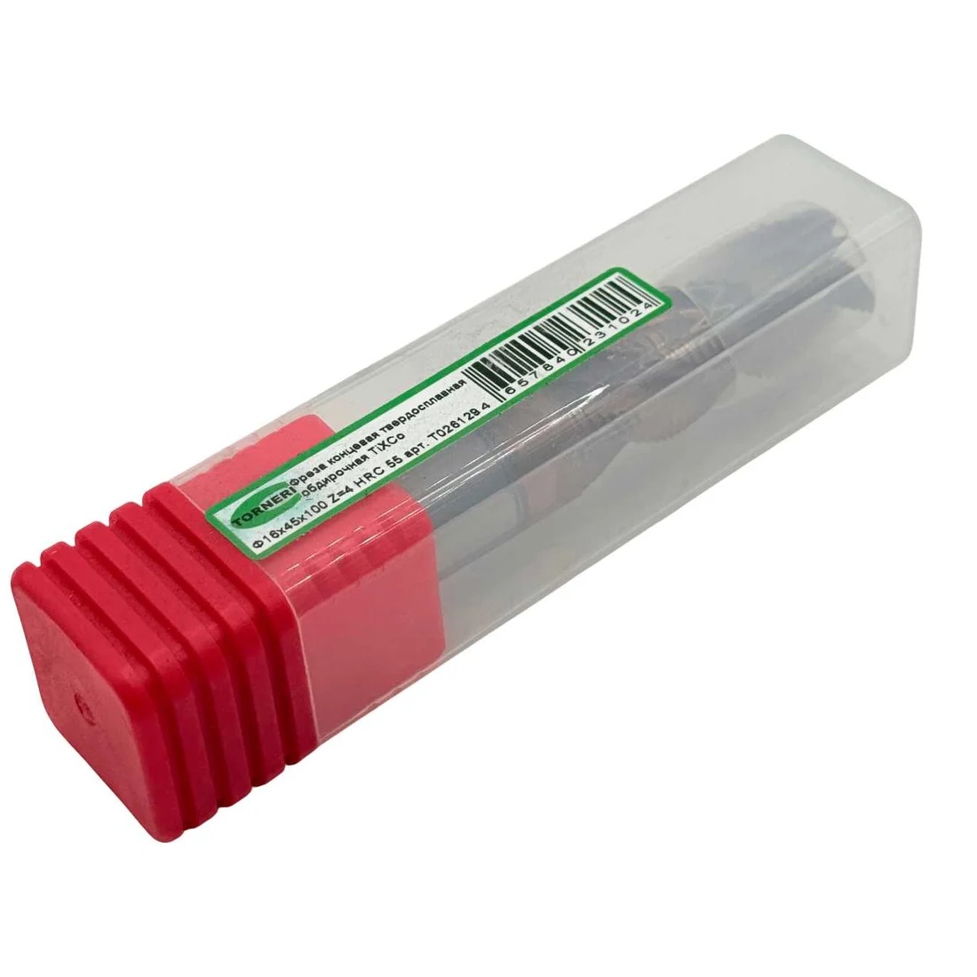 Фреза концевая твердосплавная обдирочная ц/х TORNERI 16x45x100 мм z=4, с покрытием TiXCo, HRC 55Фото 11260-02.jpg