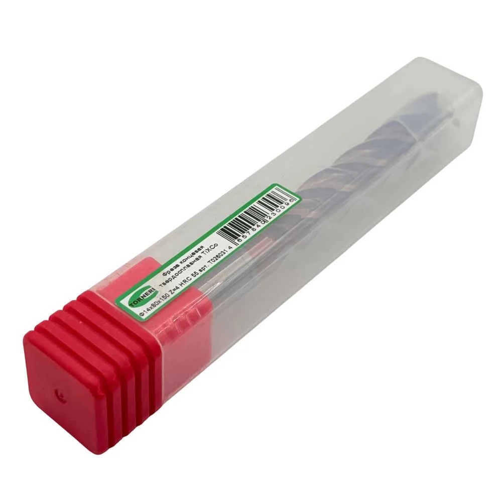 Фреза концевая твердосплавная ц/х TORNERI 14x80x150 мм, z=4, с покрытием TiXCo, HRC 55Фото 11262-02.jpg