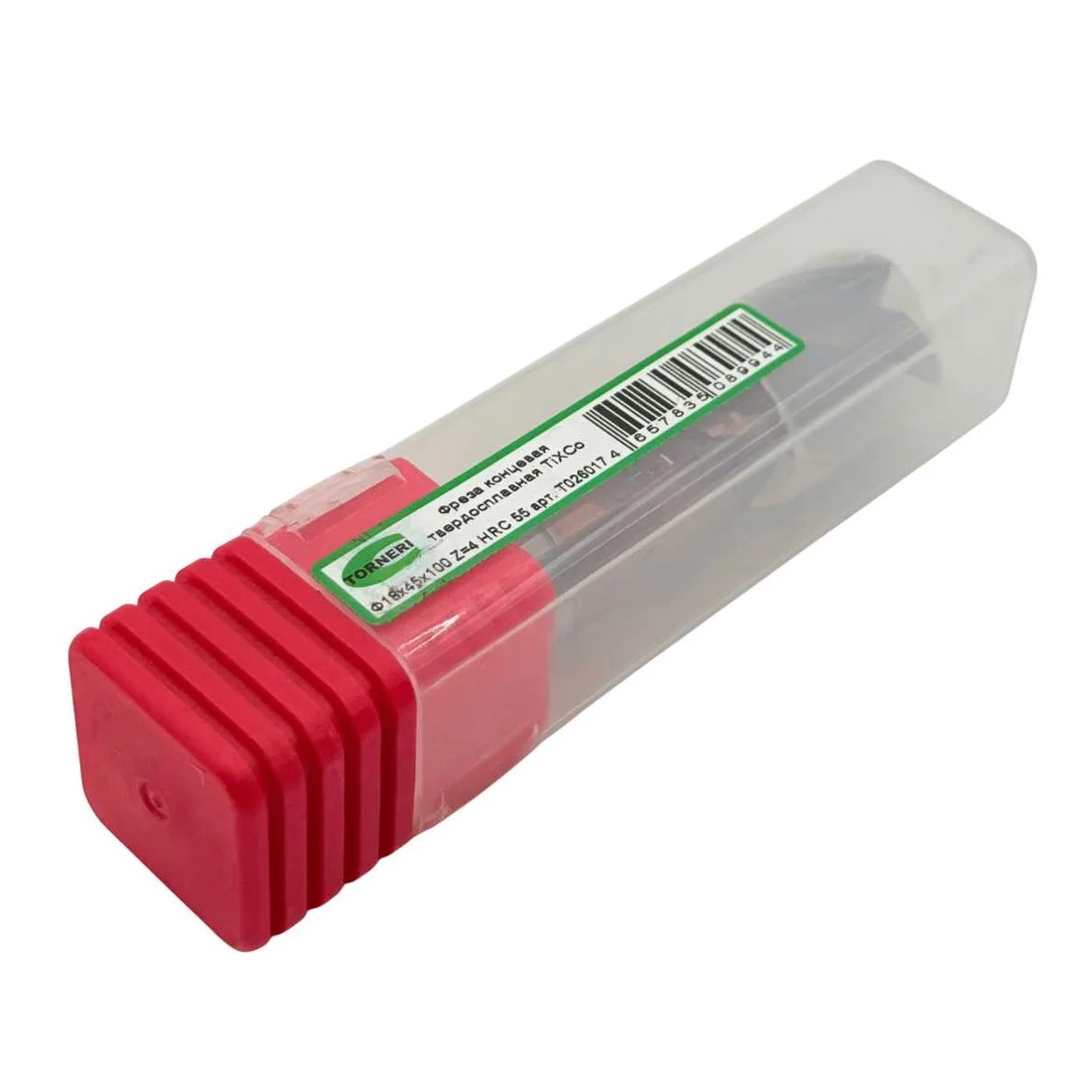 Фреза концевая твердосплавная ц/х TORNERI 18x45x100 мм, z=4, с покрытием TiXCo, HRC 55Фото 11265-02.jpg