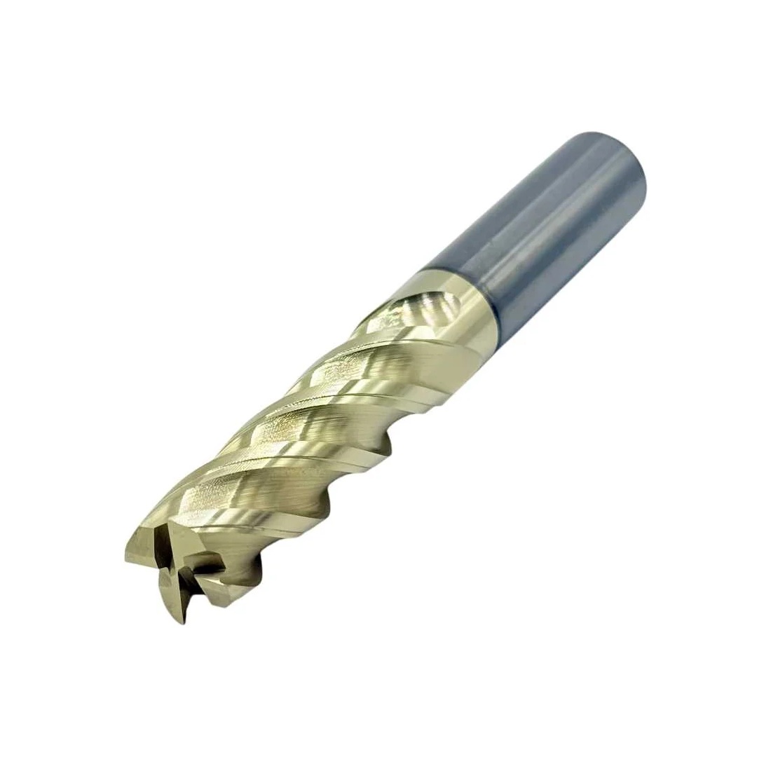Фреза концевая твердосплавная ц/х TORNERI 14x45x100 мм z=4 по нержавеющей стали и титану, с покрытием ZrN, HRC 68