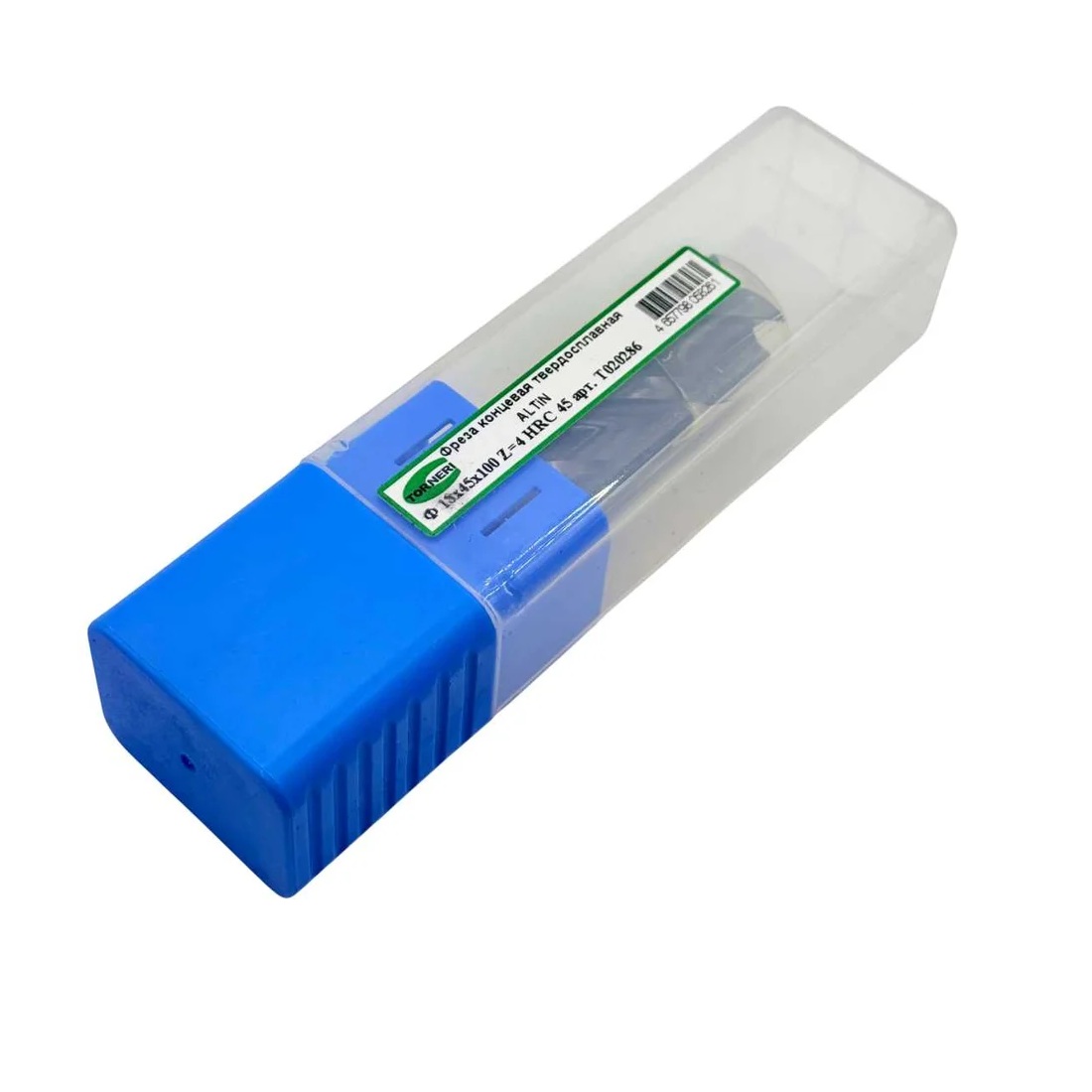 Фреза концевая твердосплавная ц/х TORNERI 18x45x100 мм, z=4, с покрытием AlTiN, HRC 45Фото 11268-02.jpg