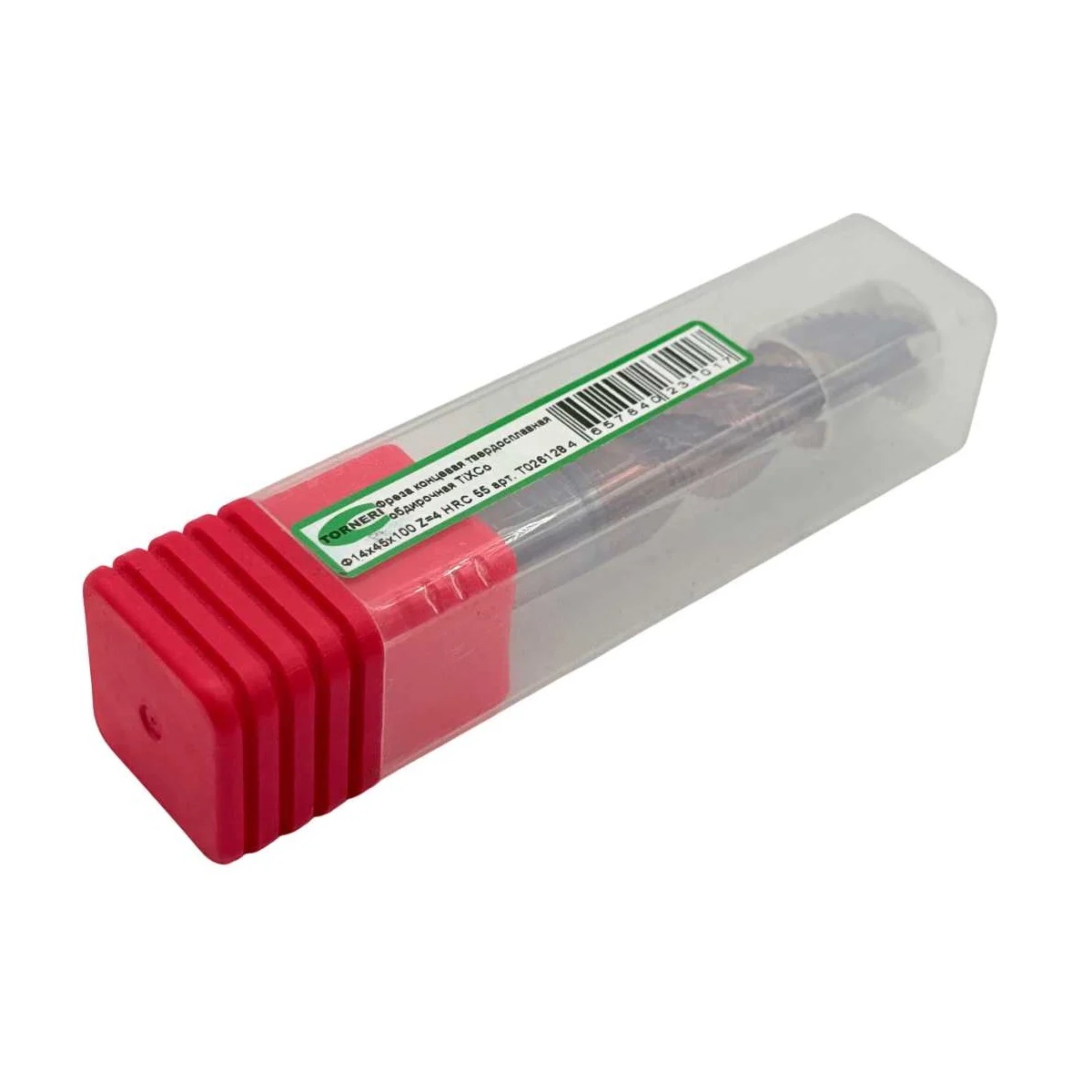 Фреза концевая твердосплавная обдирочная ц/х TORNERI 14x45x100 мм z=4, с покрытием TiXCo, HRC 55Фото 11272-02.jpg