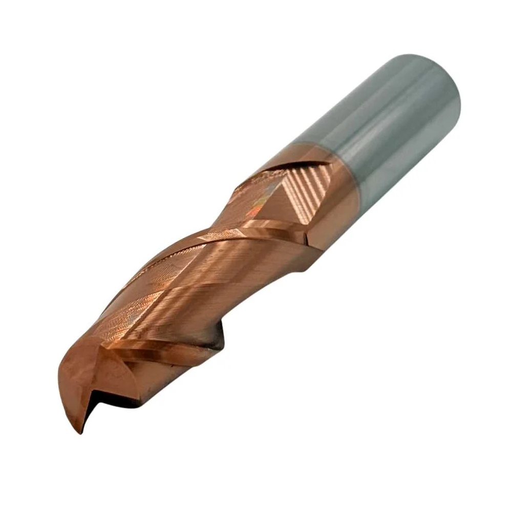 Фреза концевая твердосплавная ц/х TORNERI 16x45x100 мм, z=2, с покрытием TiXCo, HRC 55