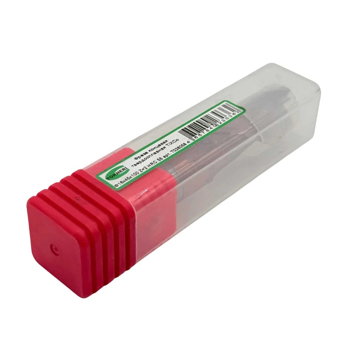 Фреза концевая твердосплавная ц/х TORNERI 16x45x100 мм, z=2, с покрытием TiXCo, HRC 55Фото 11277-02.jpg