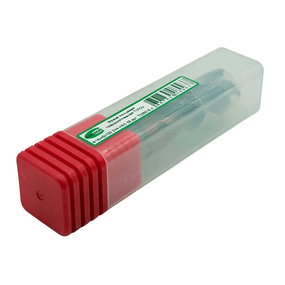 Фреза концевая твердосплавная ц/х TORNERI 16x45x100 мм, z=4, с покрытием TiXCo, HRC 55Фото 11278-02.jpg