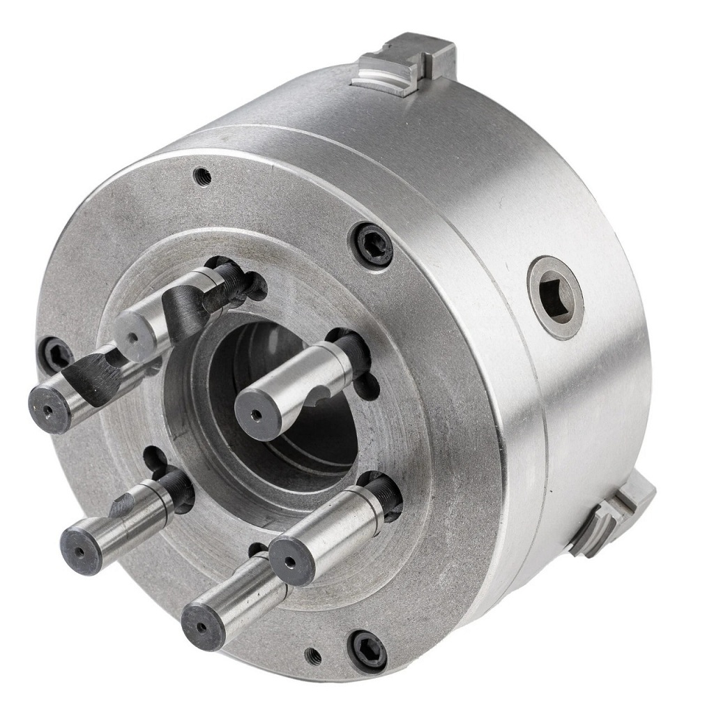 Трехкулачковый токарный патрон 7100-0024 (K11-125/D4) FORCECHUCK с прямыми и обратными кулачкамиФото 11354-03.jpg