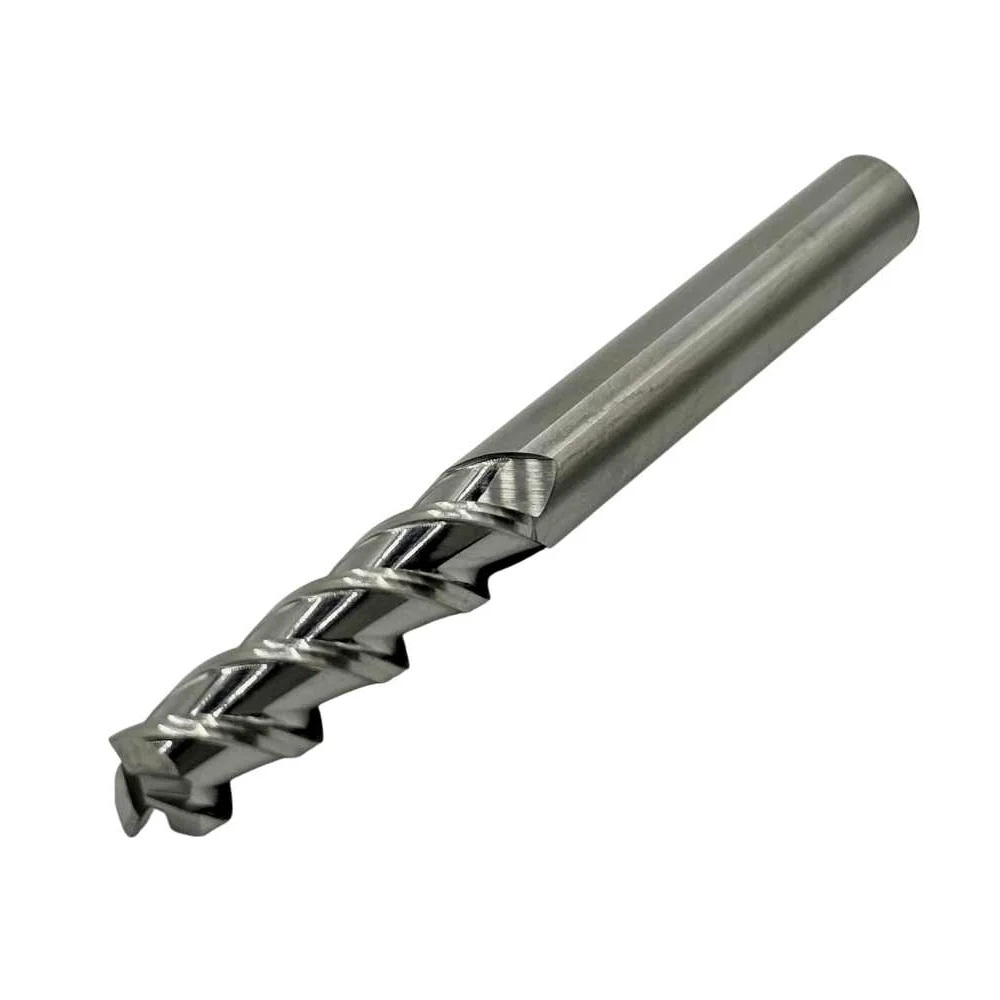Фреза концевая твердосплавная ц/х TORNERI 10x40x100 мм z=3, по алюминию