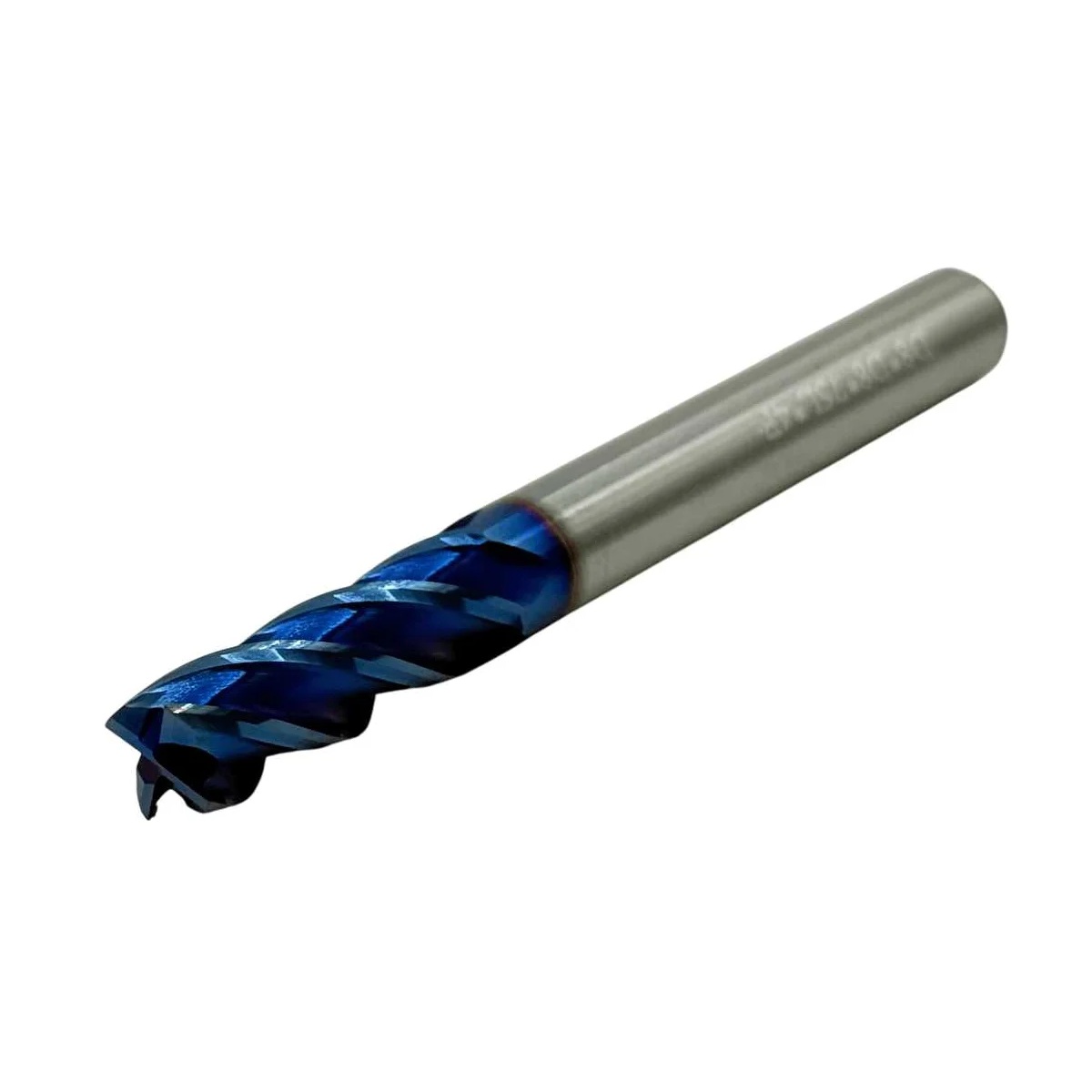 Фреза концевая твердосплавная ц/х TORNERI 8.0х25х75 мм z=4, с покрытием nACo-blue, HRC 65