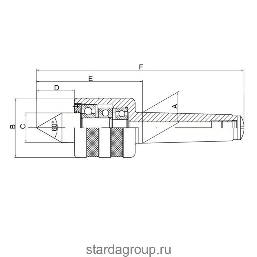 Центр вращающийся DJ-03002-5 (А-1-5-Н) SENZANOMEФото 11945-03.jpg