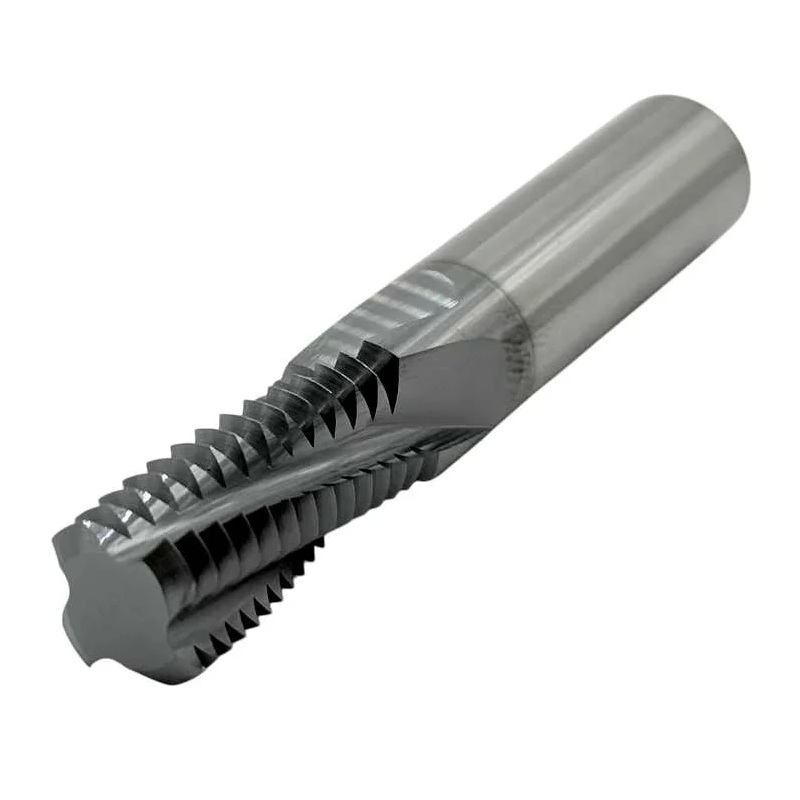 Резьбофреза многозаходная твердосплавная TORNERI М16x2.0 (D11.9x30хD12x75x4T) по стали с покрытием TiXCo