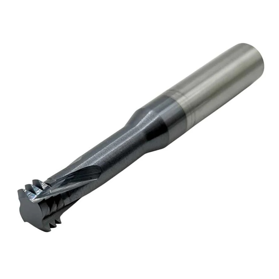 Резьбофреза трехзаходная твердосплавная TORNERI М12x1.75 (D9.9x30хD10x75x4T) по стали с покрытием TiXCo