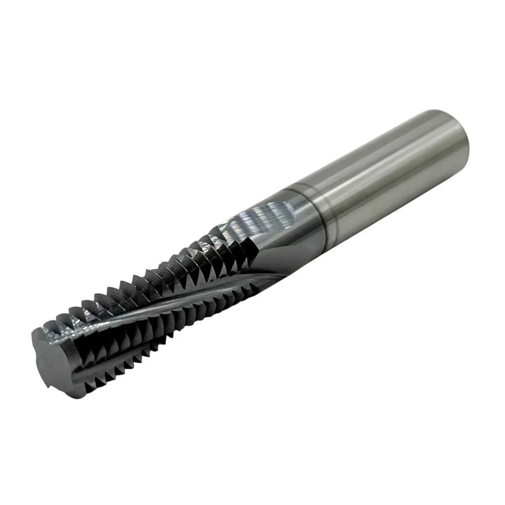 Резьбофреза многозаходная твердосплавная TORNERI М12x1.75 (D9.9x30хD10x75x4T) по стали с покрытием TiXCo