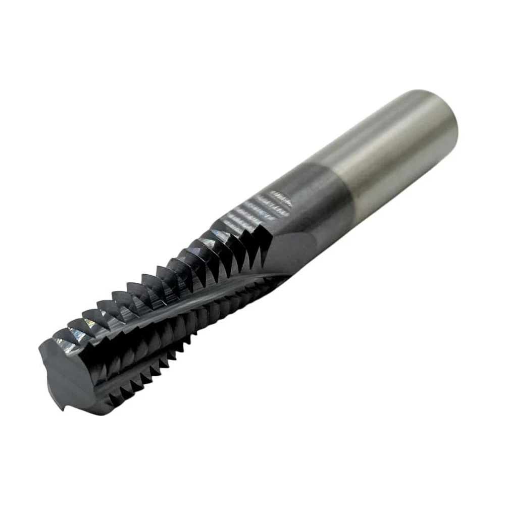 Резьбофреза многозаходная твердосплавная TORNERI М14x2.0 (D9.9x30хD10x75x4T) по стали с покрытием TiXCo