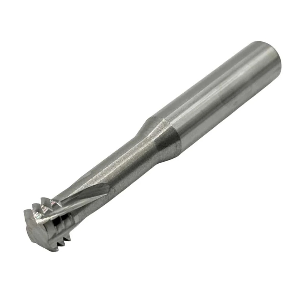 Резьбофреза трехзаходная твердосплавная TORNERI М14x2.0 (D9.9x30хD10x75x4T) по алюминию