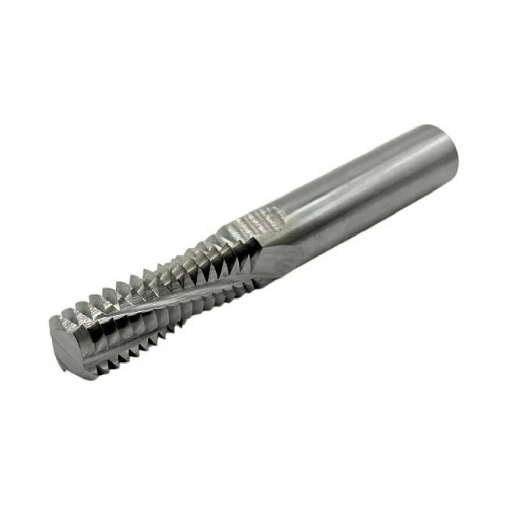 Резьбофреза многозаходная твердосплавная TORNERI М14x2.0 (D9.9x30хD10x75x4T) по алюминию