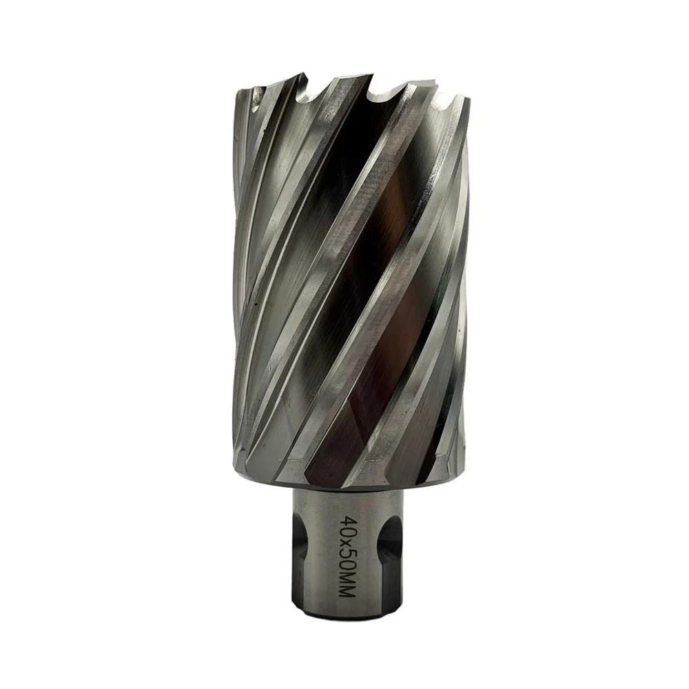 Сверло корончатое TORNERI 40х50 мм, HSS, Universal / Weldon 19
