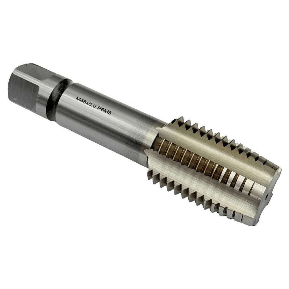 Метчик машинно-ручной TORNERI М48x5.0 Р6М5 для сквозных отверстий