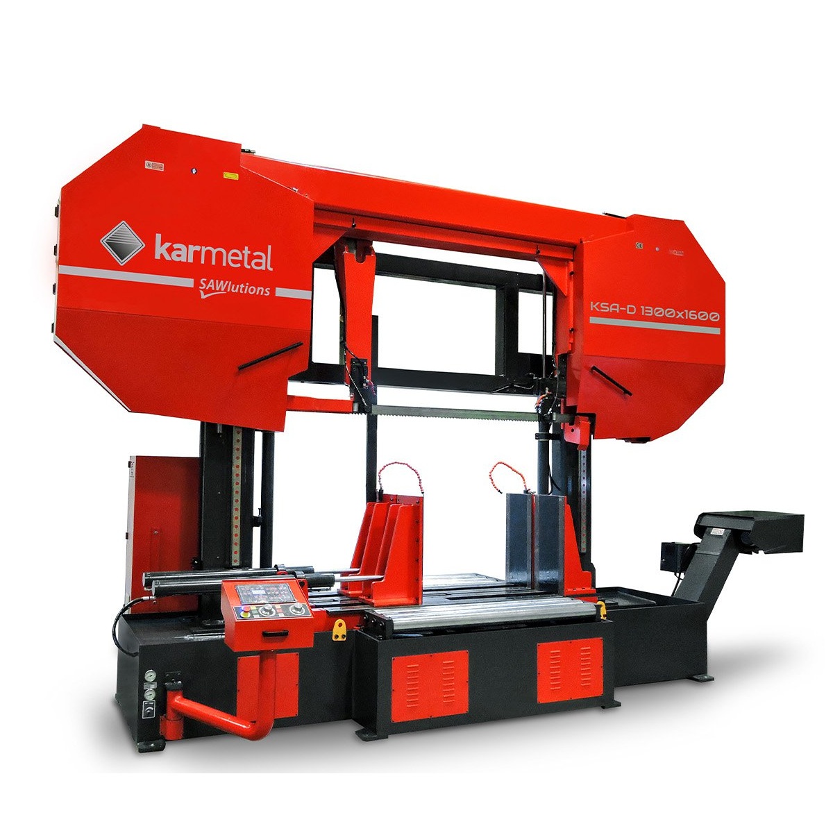 Полуавтоматический ленточнопильный станок KARMETAL KSA-D 1300x1600