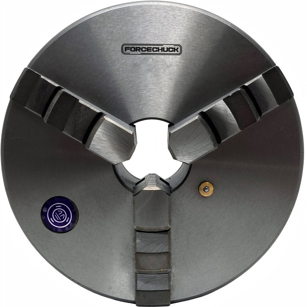 Трехкулачковый токарный патрон 7100-0071 (K11-160/D4) FORCECHUCK с прямыми и обратными кулачками