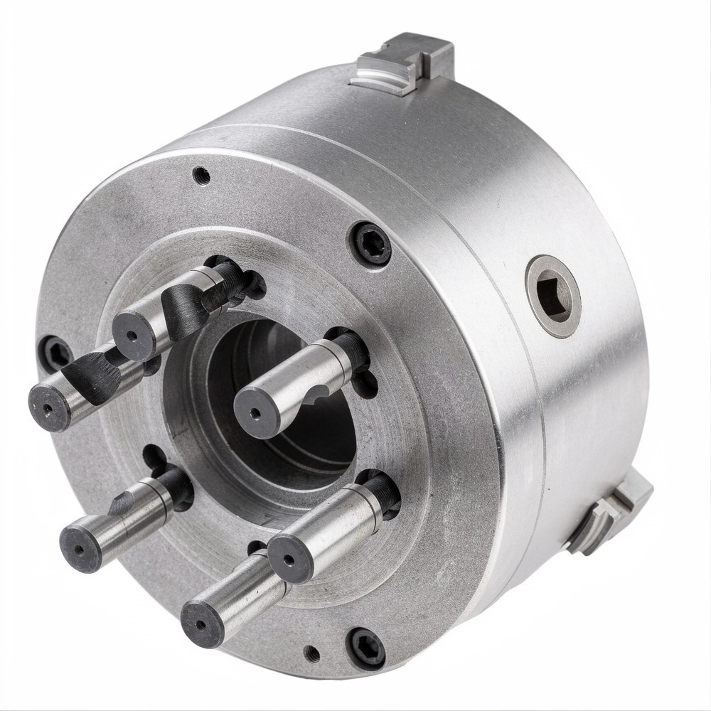 Трехкулачковый токарный патрон 7100-0071 (K11-160/D4) FORCECHUCK с прямыми и обратными кулачкамиФото 12627-02.jpg